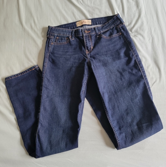 Hollister 7R dark blue "skinny" jeans - Picture 2 of 7
